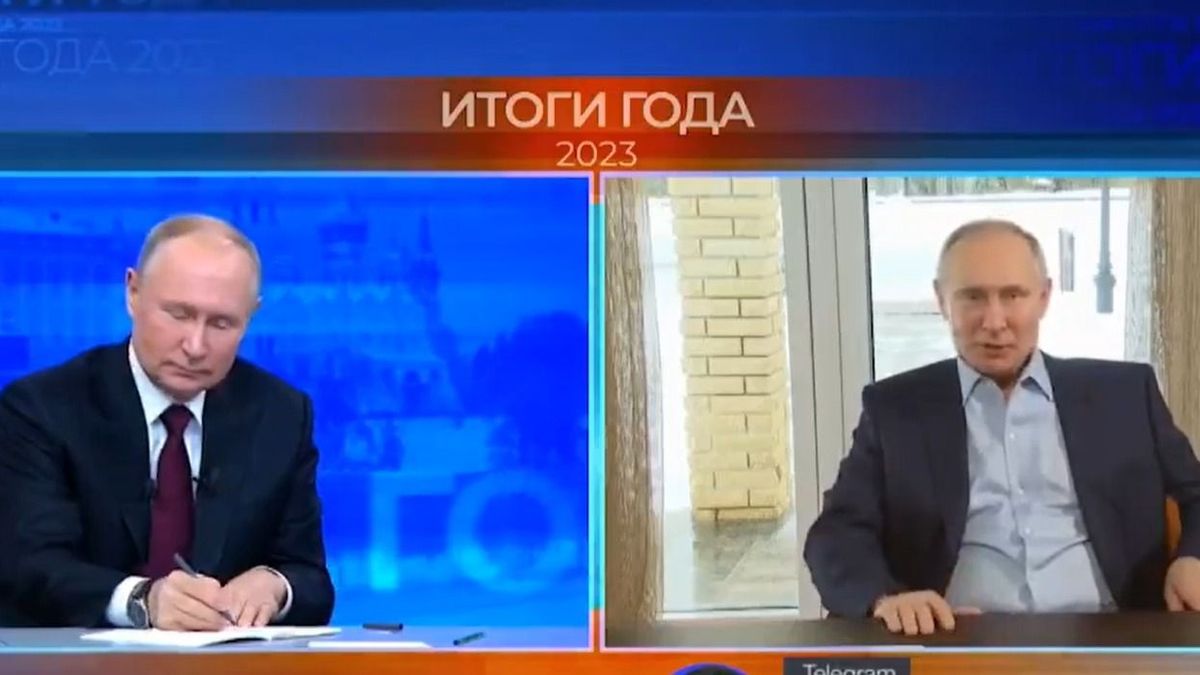 A dublőreiről kérdezte Putyint az ál-Putyin (videó)