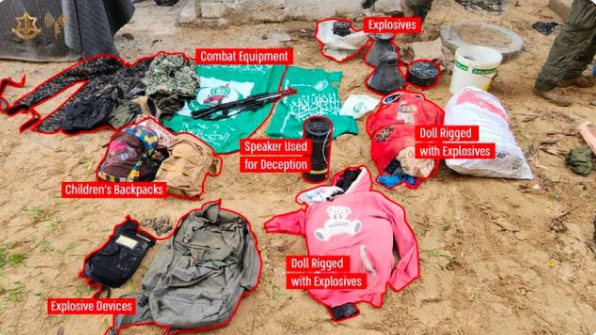 Izraeli Védelmi Erők: Gyerekjátékokba rejtett robbanószerkezeteket találtak Gázában (VIDEÓ) – Mandiner
