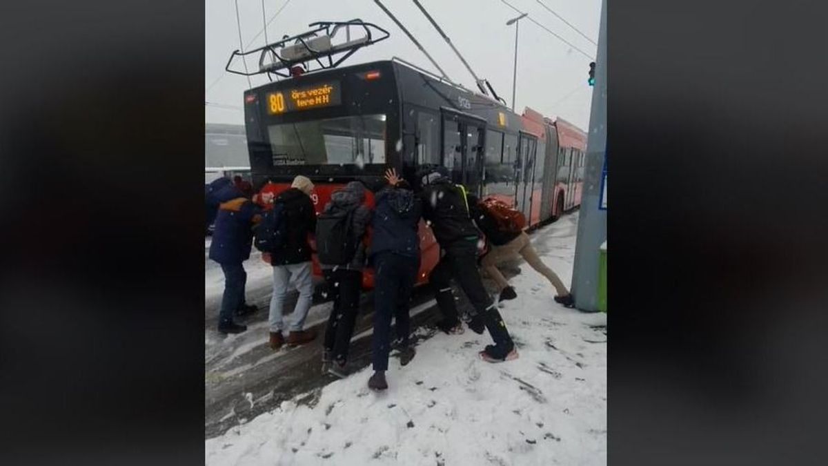 „Be kell tolni a trolit, ha suliba akarsz menni!” – tanulságos videót posztolt egy diák a Budapesti hókáoszról