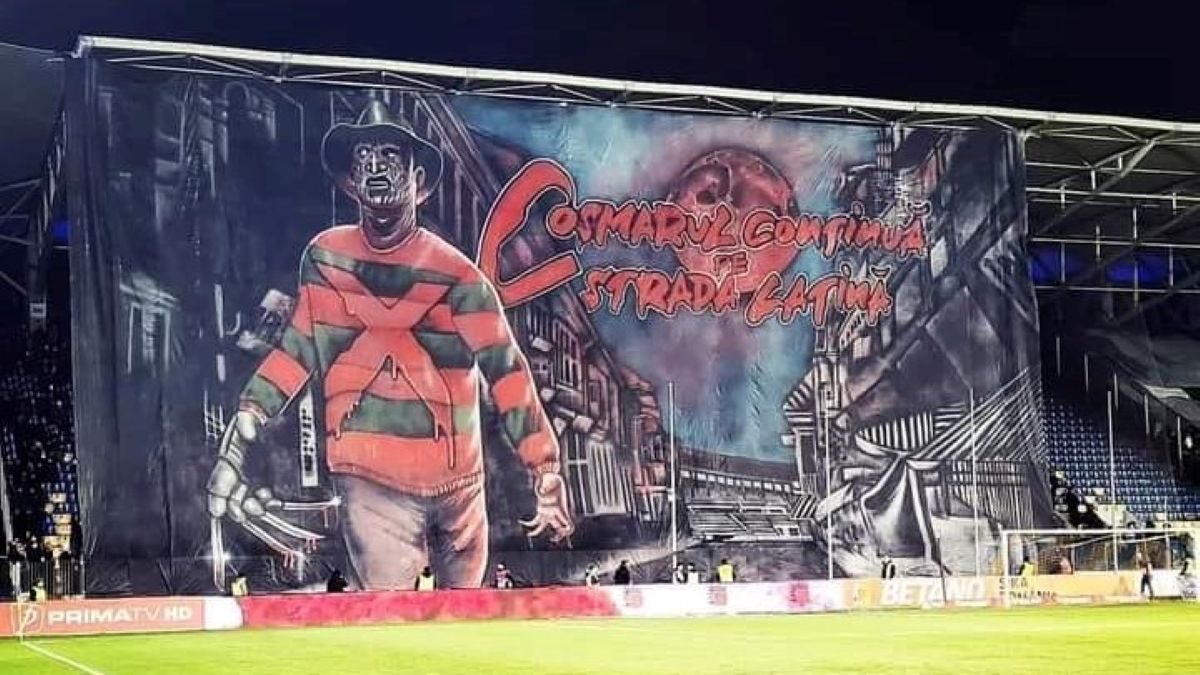 Míg a szlovákok sárkánnyal, a románok a saját rémálmukkal küzdenek a lelátón (FOTÓ)