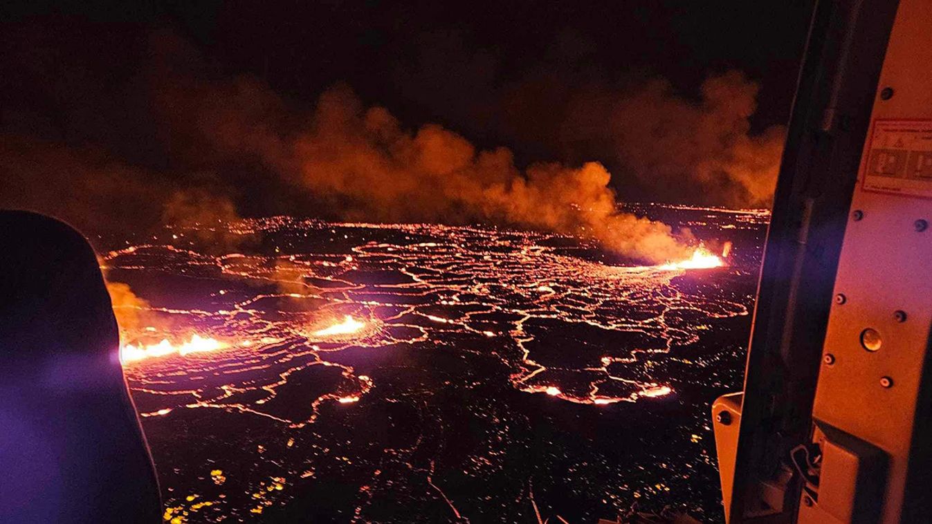 Volcano erupts on Iceland’s Reykjanes peninsula