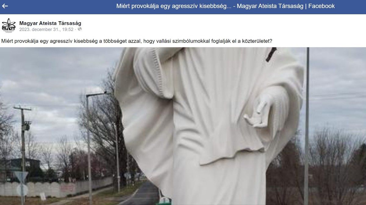 Szoborháború Dunavecsén – a vandalizmus nem emberi jog!