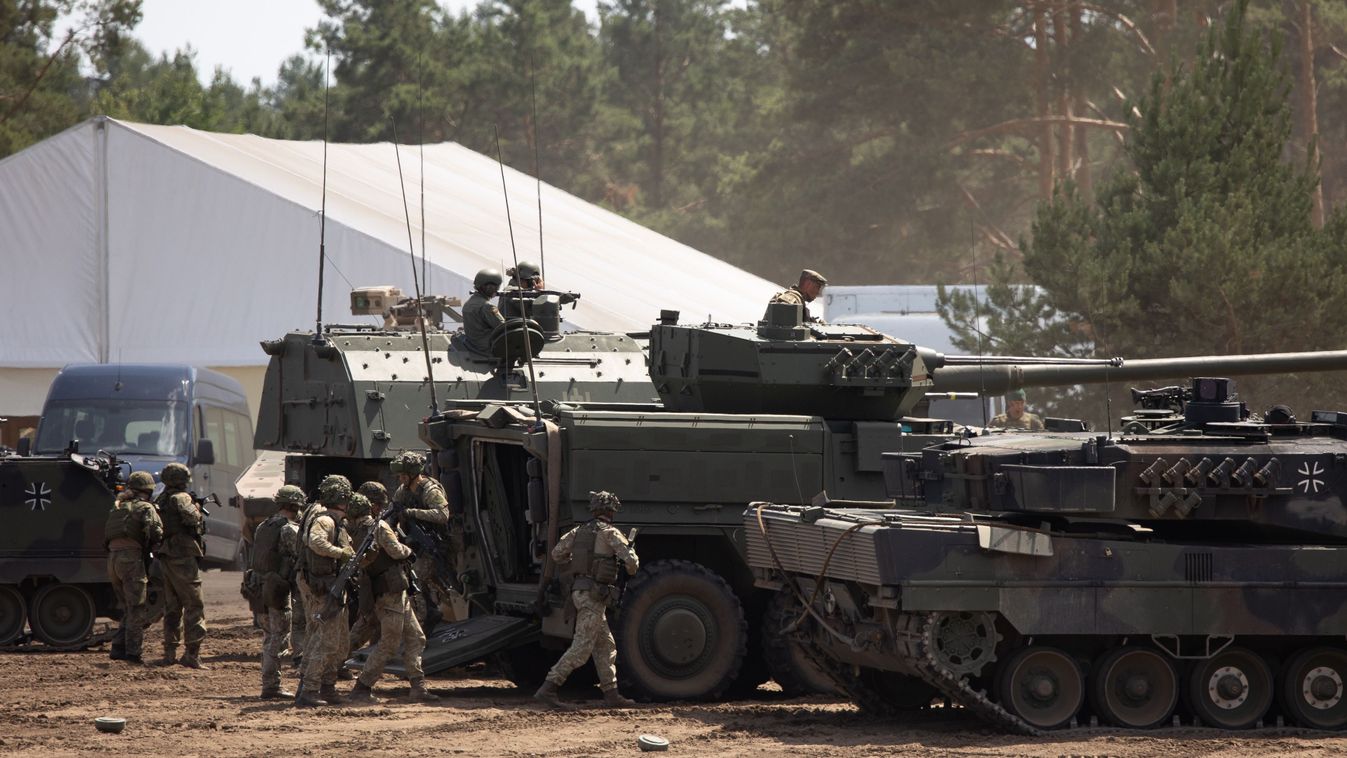 German And Lithuanian Troops Take Part In NATO Training Exercise Griffin Storm