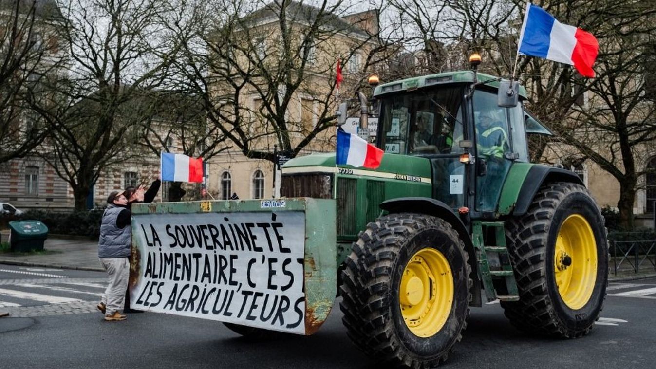 FRANCE - FARMERS AND FISHERMEN RALLY IN RENNES
