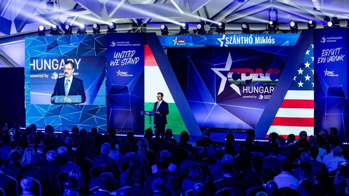 Videóüzenettel jelentkezett a CPAC Hungary kiemelt előadója