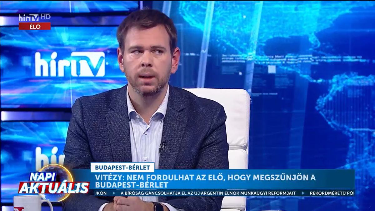 Vitézy Dávid: Nem fordulhat elő, hogy megszűnjön a Budapest-bérlet! (VIDEÓ)