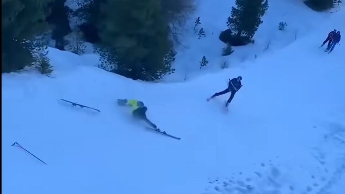Így tarolt le egy komplett sípályát a kétballábas hódeszkás (VIDEÓ)