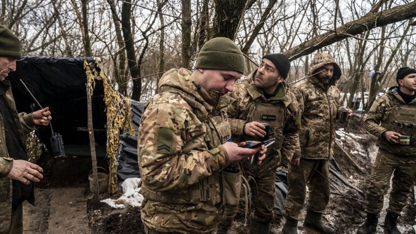 Military mobility of Ukrainian soldiers in Bakhmut area