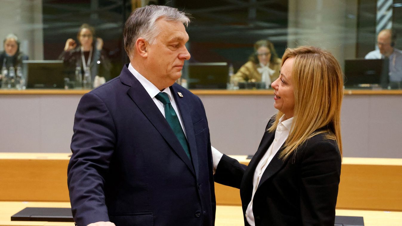 Meloni és Orbán
