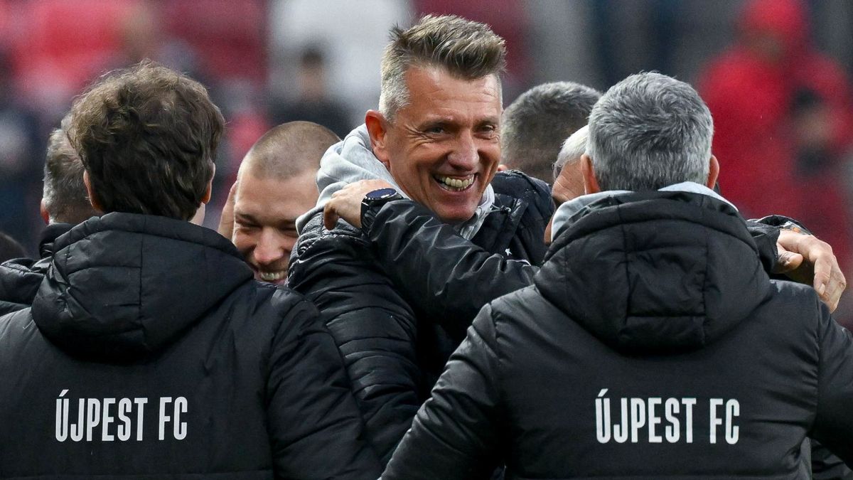 Az Újpest edzőjének erős visszatérése: „Hát nem szerettem én se játszani egy ilyen nagydarab feka ellen!” (VIDEÓ)