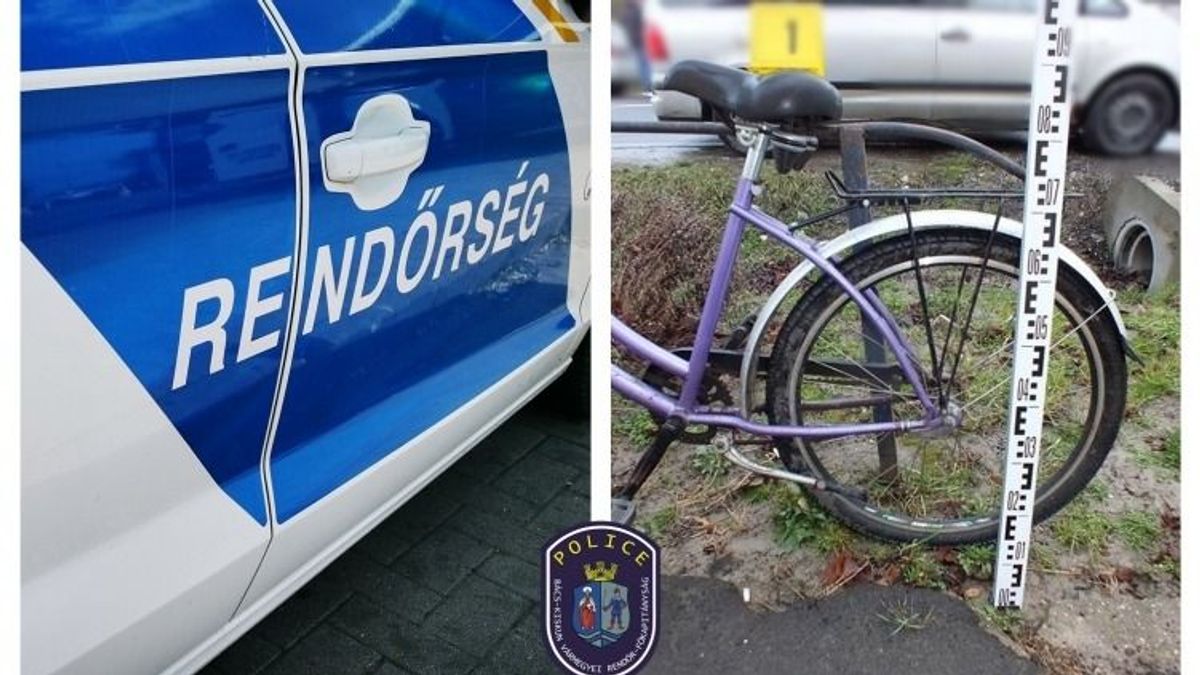 Gyalog érkezett a rendőrségre, de biciklivel távozott