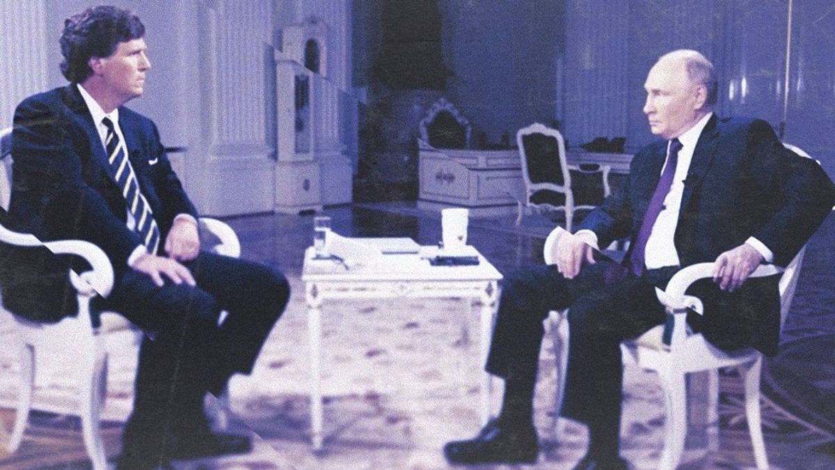 Amerikai reakció a Putyin-interjúra: az orosz elnök történelemórát órát tartott, és gúnyolódott Carlsonnal
