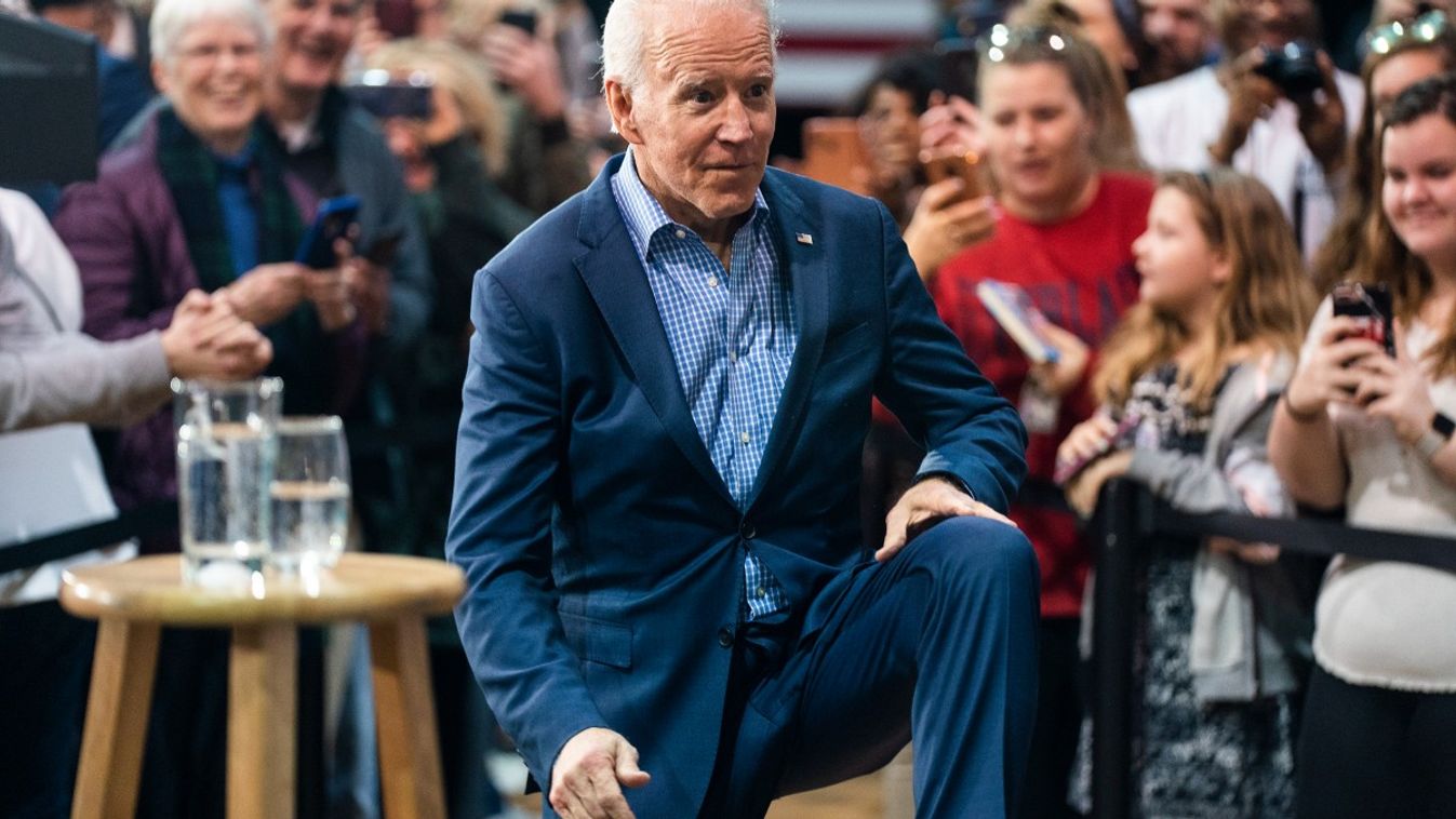 Joe Biden a dél-karolinai Conway városban 2020. február 27-én az előválasztási kampányban.