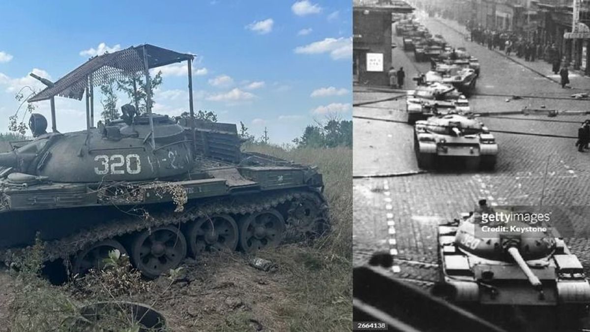'56-ban ellenünk vetették be, 2023-ban az ukránok lőtték ki a szovjet tankot?