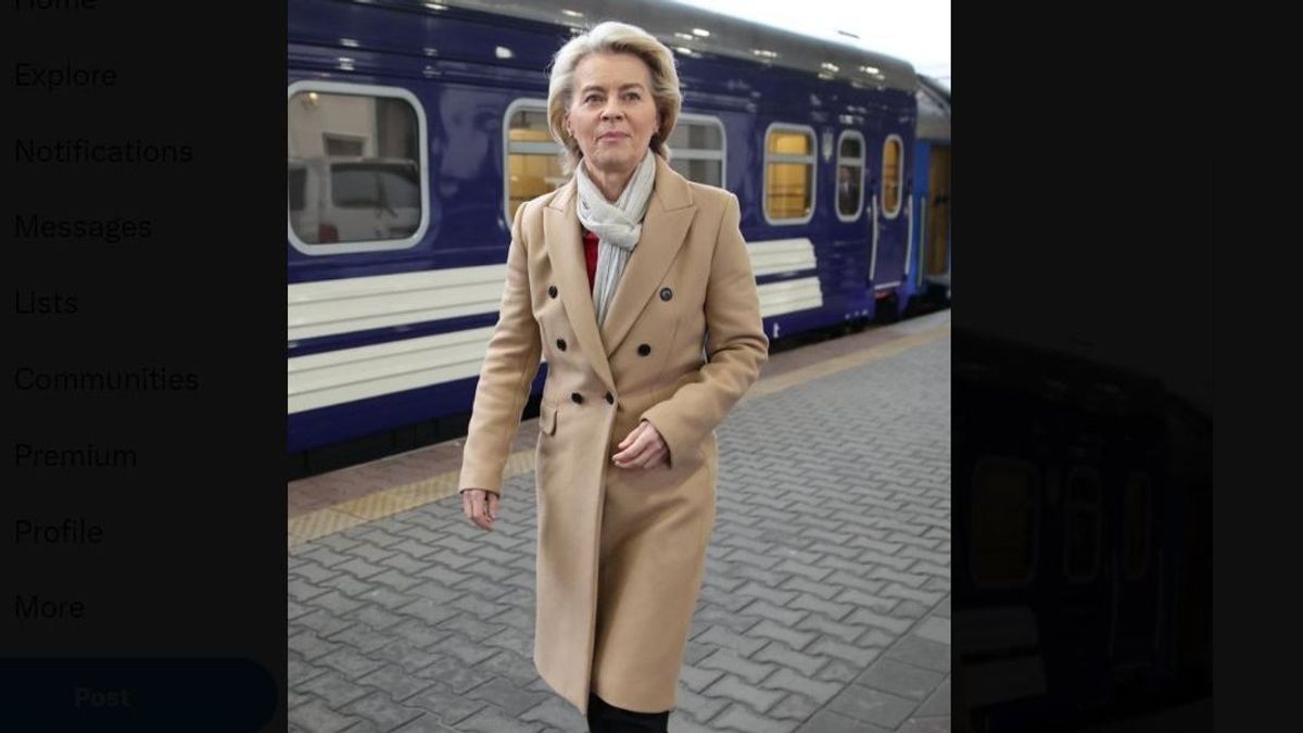 Az „ukrán népet ünnepelni” érkezett Kijevbe Von der Leyen