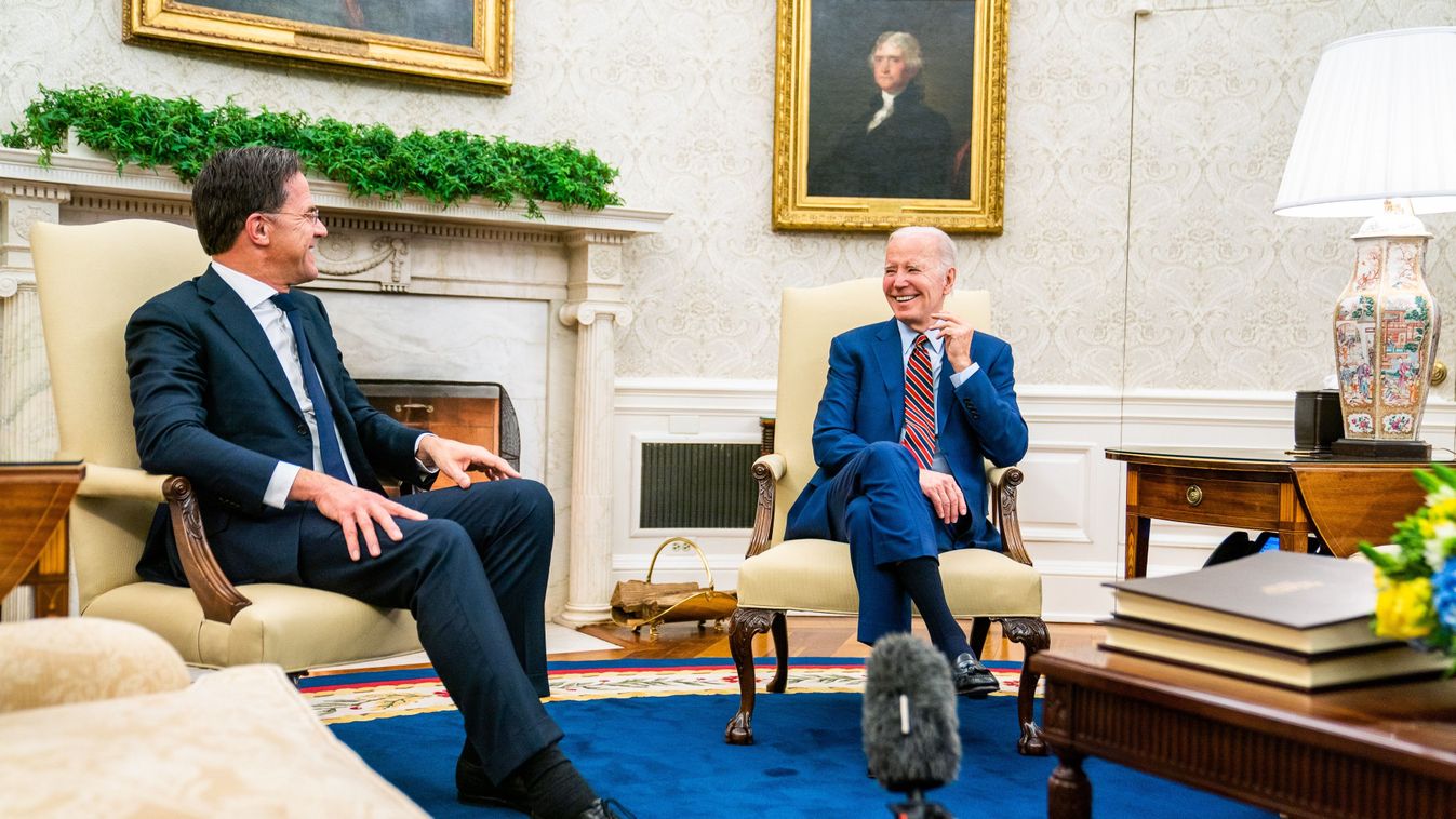 US President Joe Biden Prime Minister of the Netherlands Mark Rutte