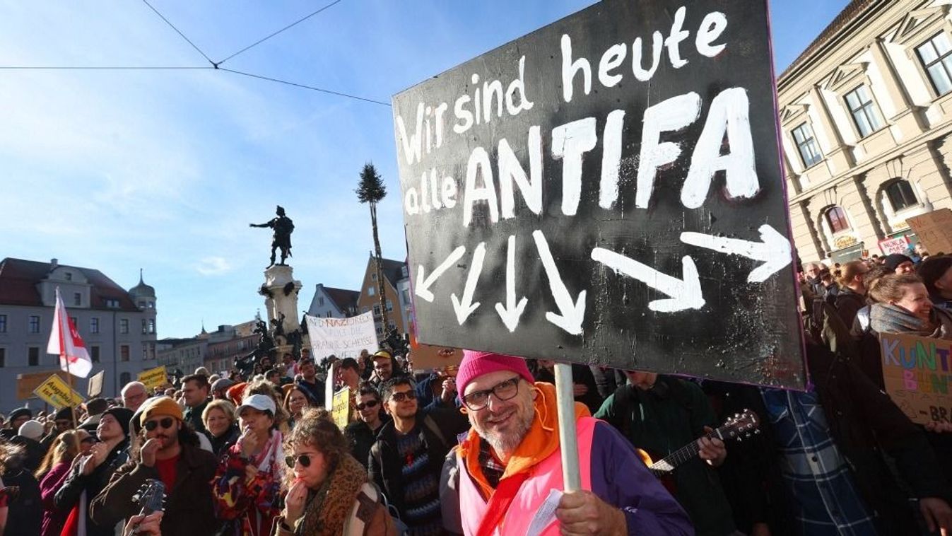 Demonstrations against the right - Augsburg