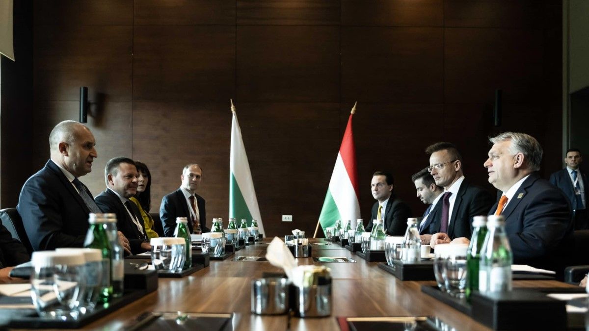 Bulgária elnökével tárgyalt Orbán Viktor