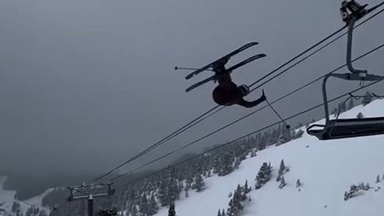 akrobatikus síelés közben sífelvonónak ütközött egy férfi Kanadában