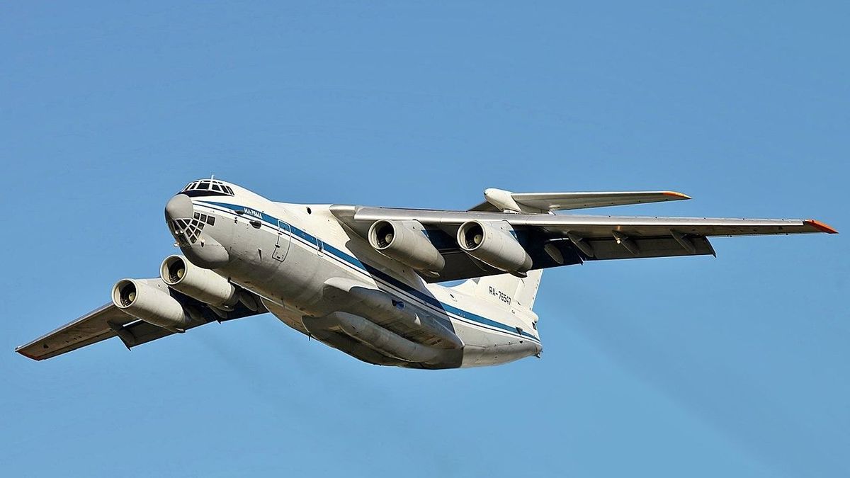 Lezuhant egy orosz Il-76-os teherszállító repülőgép