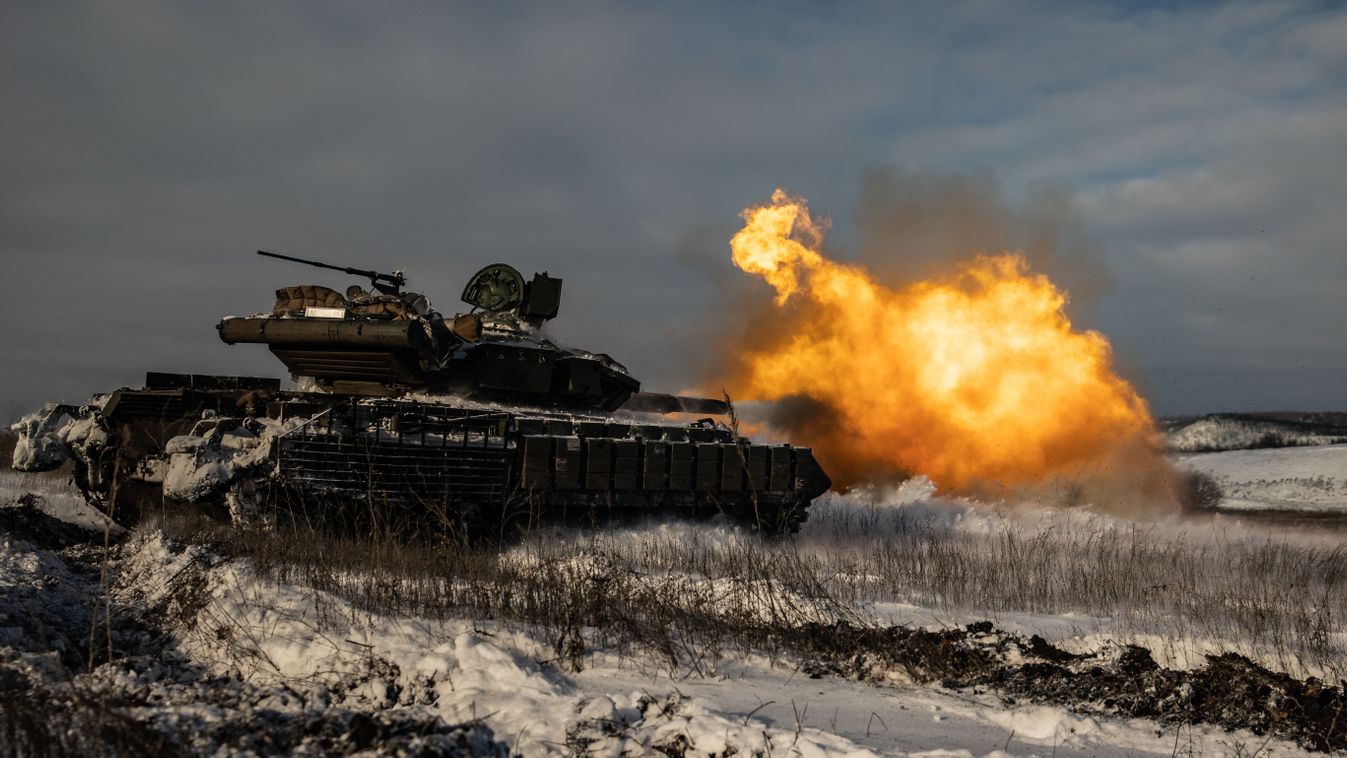 Ukrainian T64 Tank Crew On The Bakhmut Direction