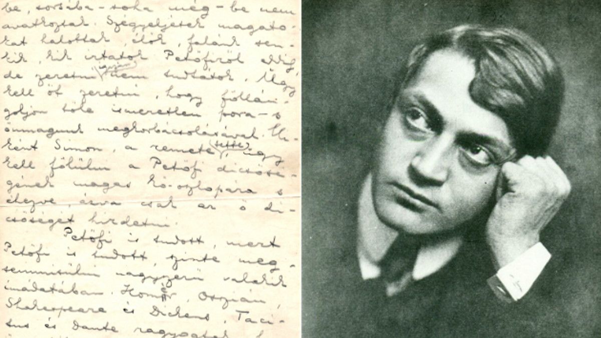 Különleges jelentőségű Ady-kézirat bukkant elő 114 év elteltével