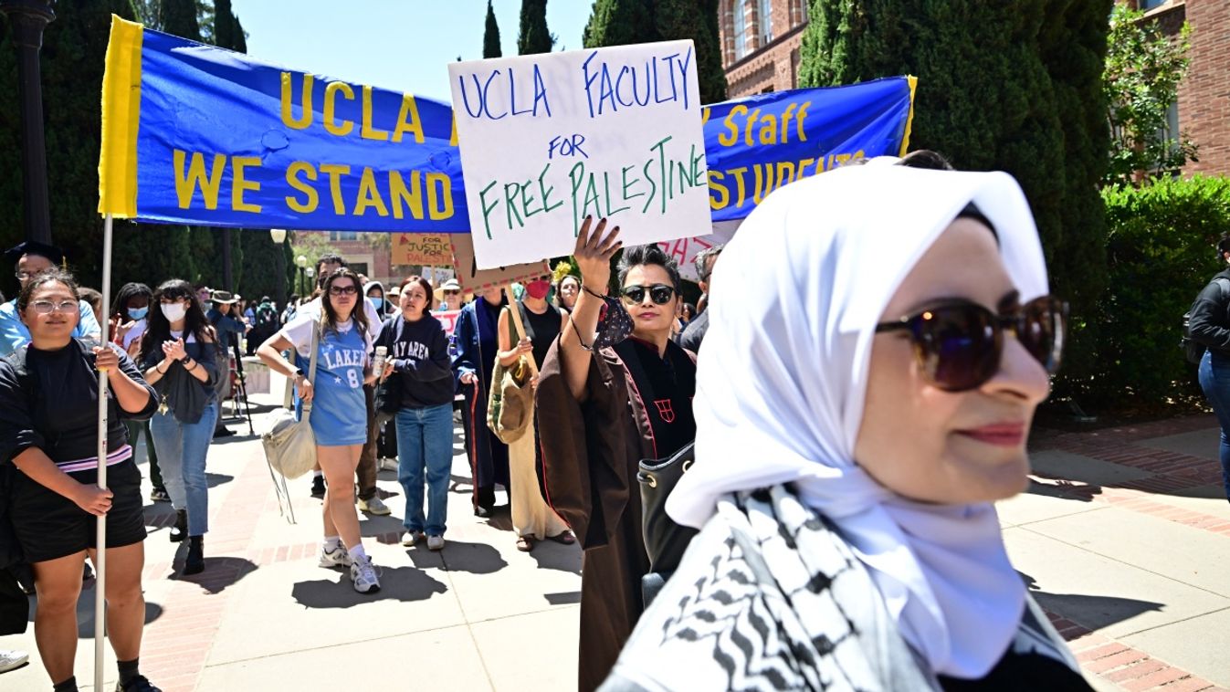 Pro-Palestinian protests at UCLA