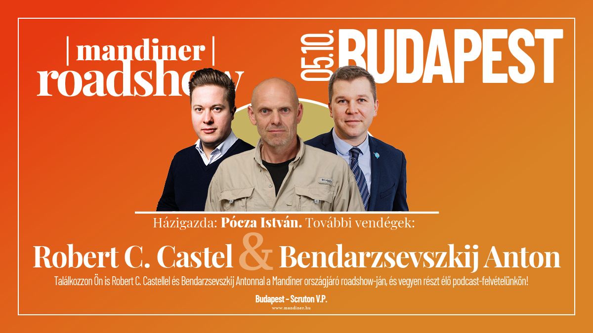 Robert C. Castel és Bendarzsevszkij Anton május 10-én Budapesten!