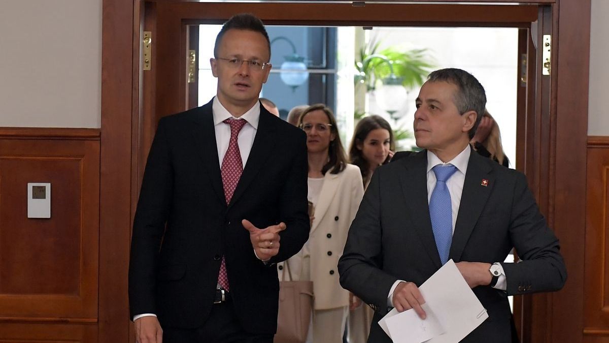 Szijjártó: Magyarországnak és Svájcnak is fontos a szuverenitás védelme, a béke melletti kiállás és az illegális migrációval szembeni fellépés