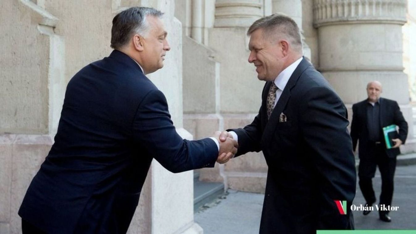 Orbán Viktor és Robert Fico