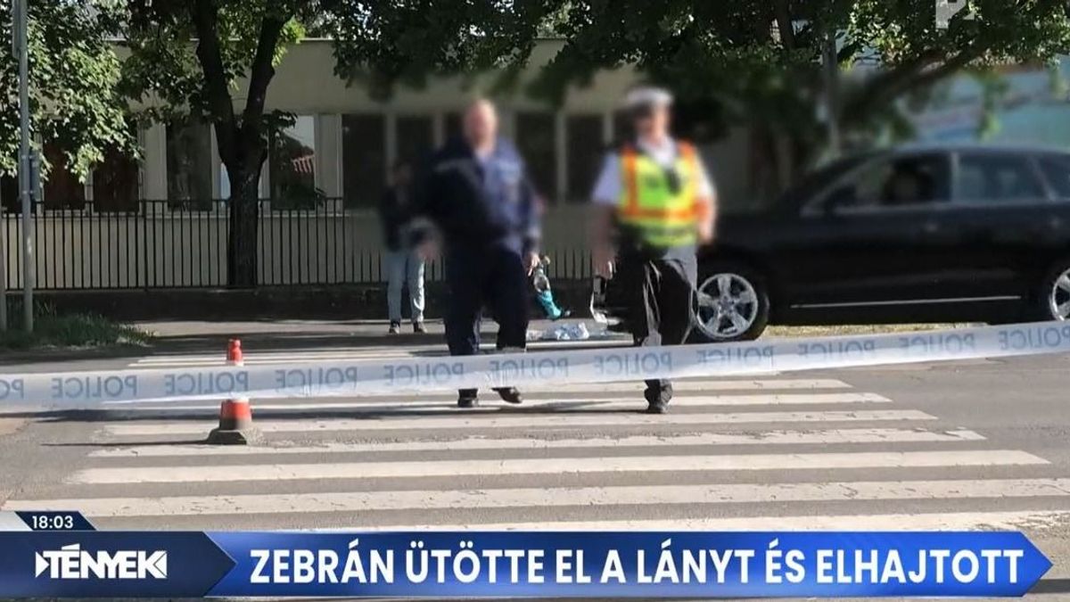 A zebrán gázolták el a fiatal lányt Békéscsabán, majd tovább hajtott az autós