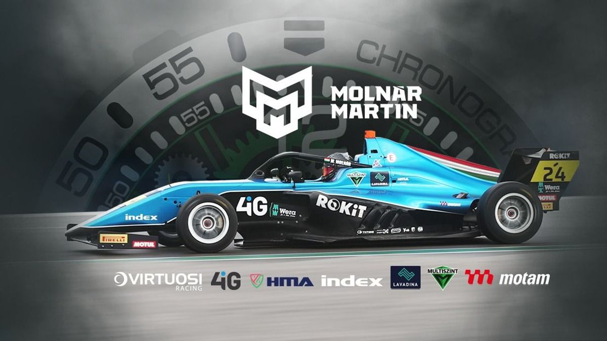 A kis magyar Verstappen bontogatja a szárnyait – egyre jobb eredményeket ér el a Forma-4-ben az újonc Molnár Martin