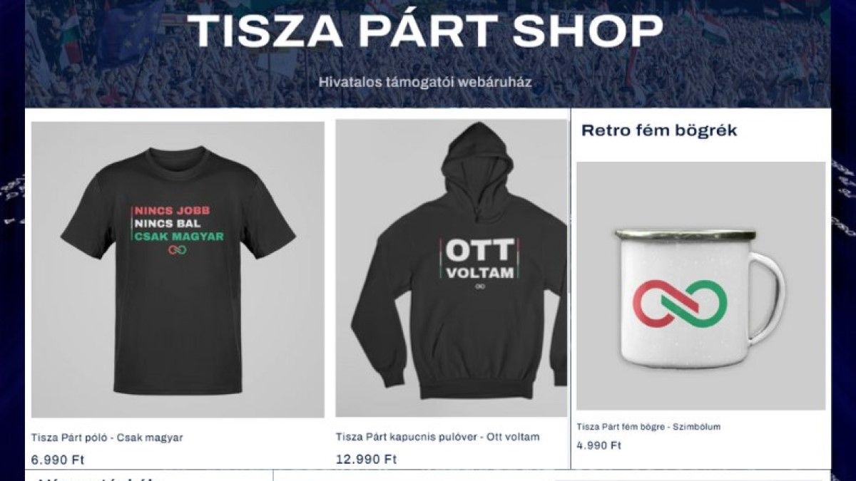 „A haza nem egy árucikk!” – Magyar Péterék noári magasságokban indították el webshopjukat