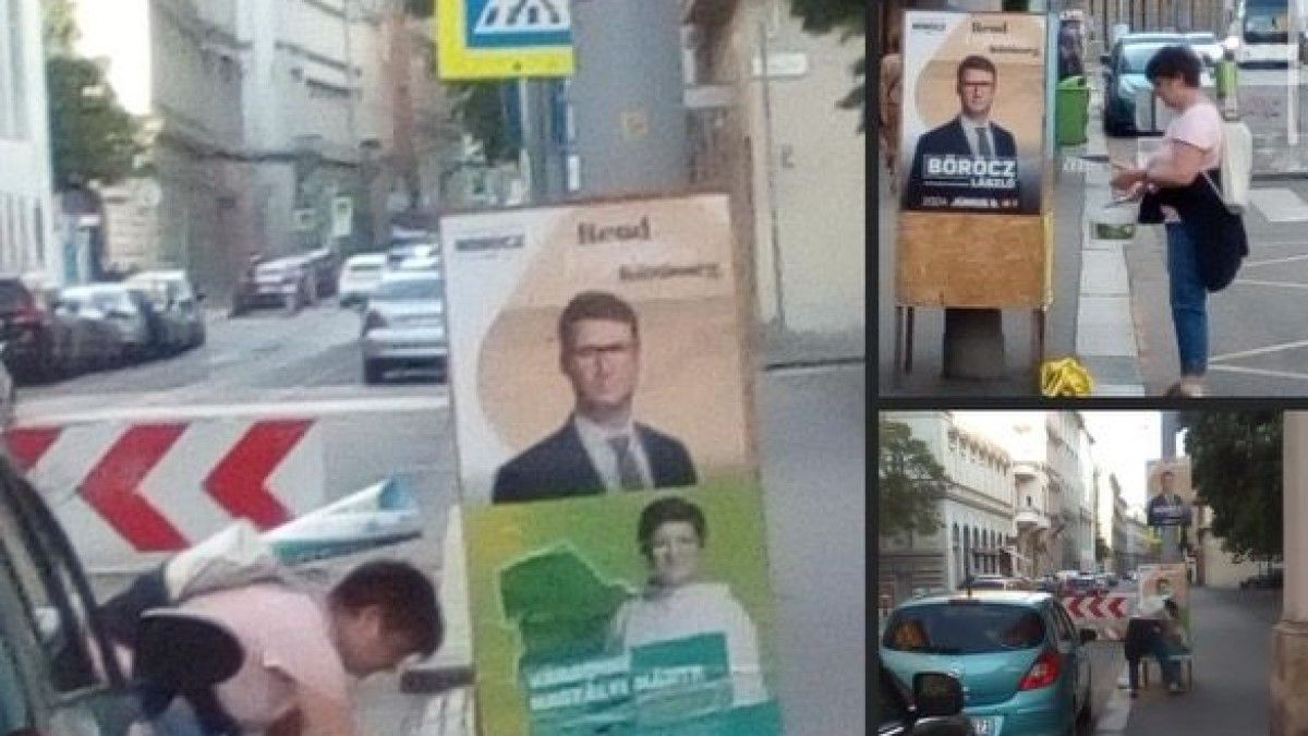 „A Fidesz aktivistái és szimpatizánsai nem fogják rongálni mások plakátjait” – reagált a plakátragasztásra Böröcz László