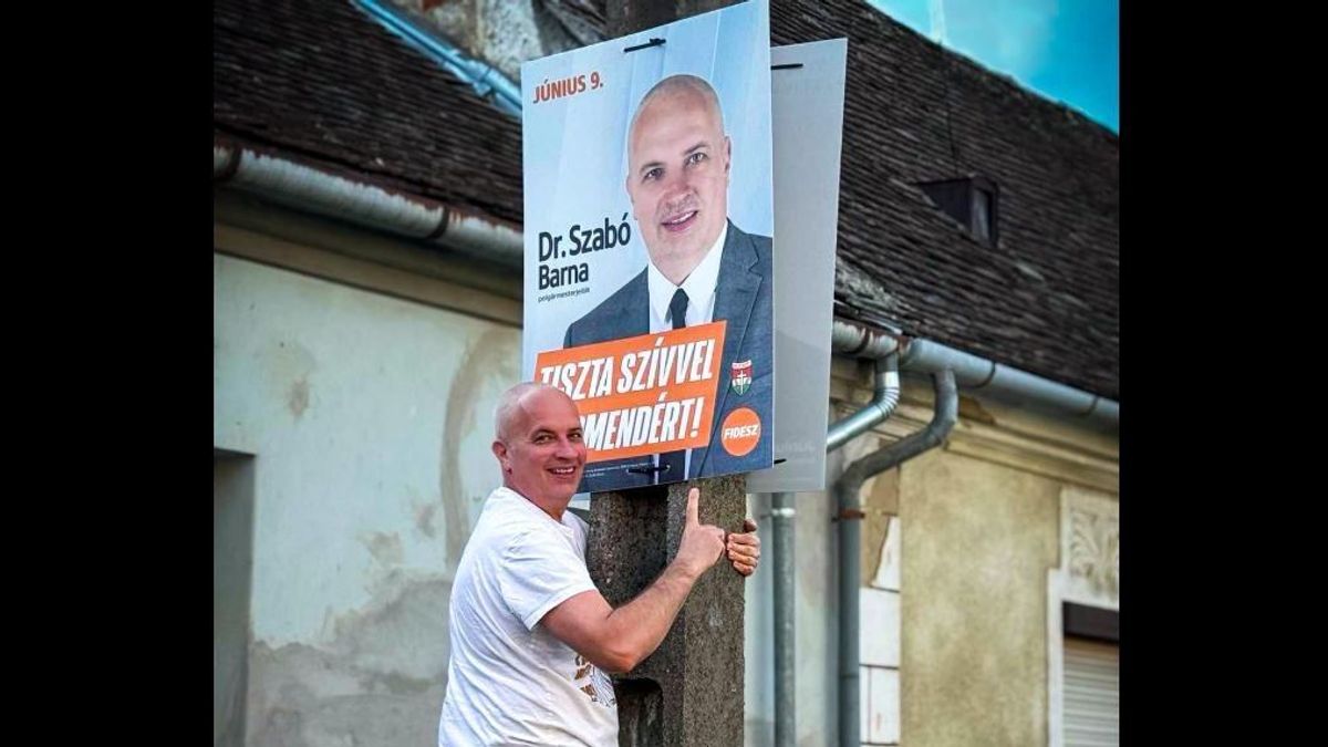 A körmendi Fidesz állatmenhelyeknek adományozza plakátjait a kampány után