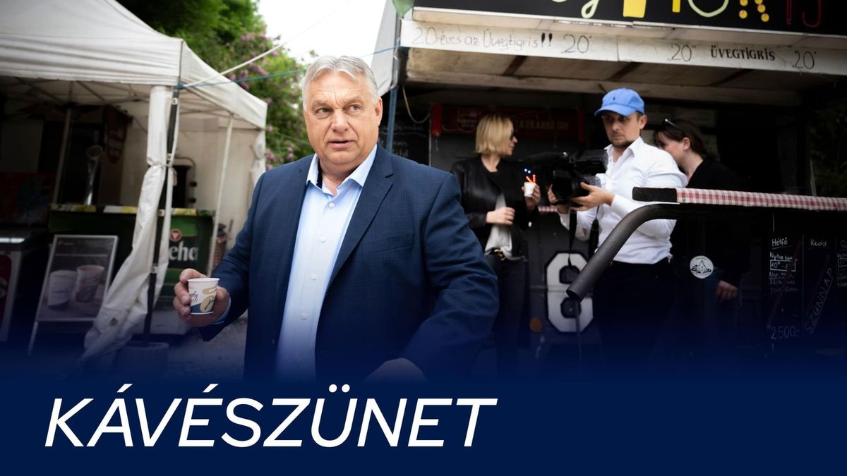 Meglepő helyen kávézott Orbán Viktor (VIDEÓ)