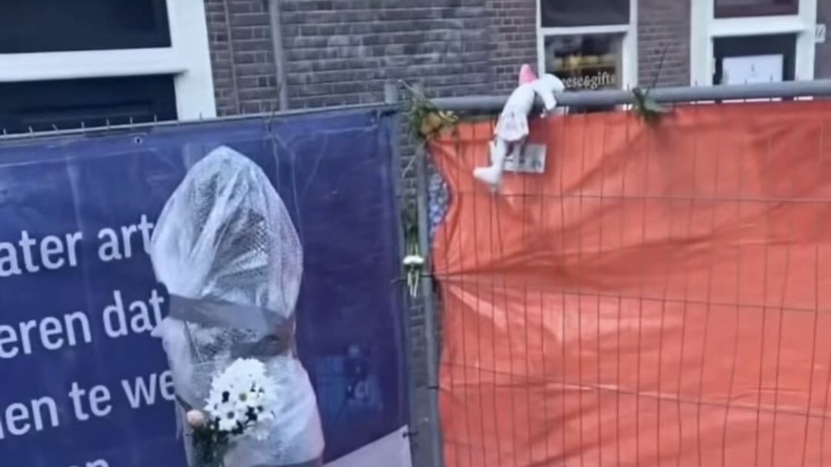 Meggyalázták Anne Frank szobrát (fotók)