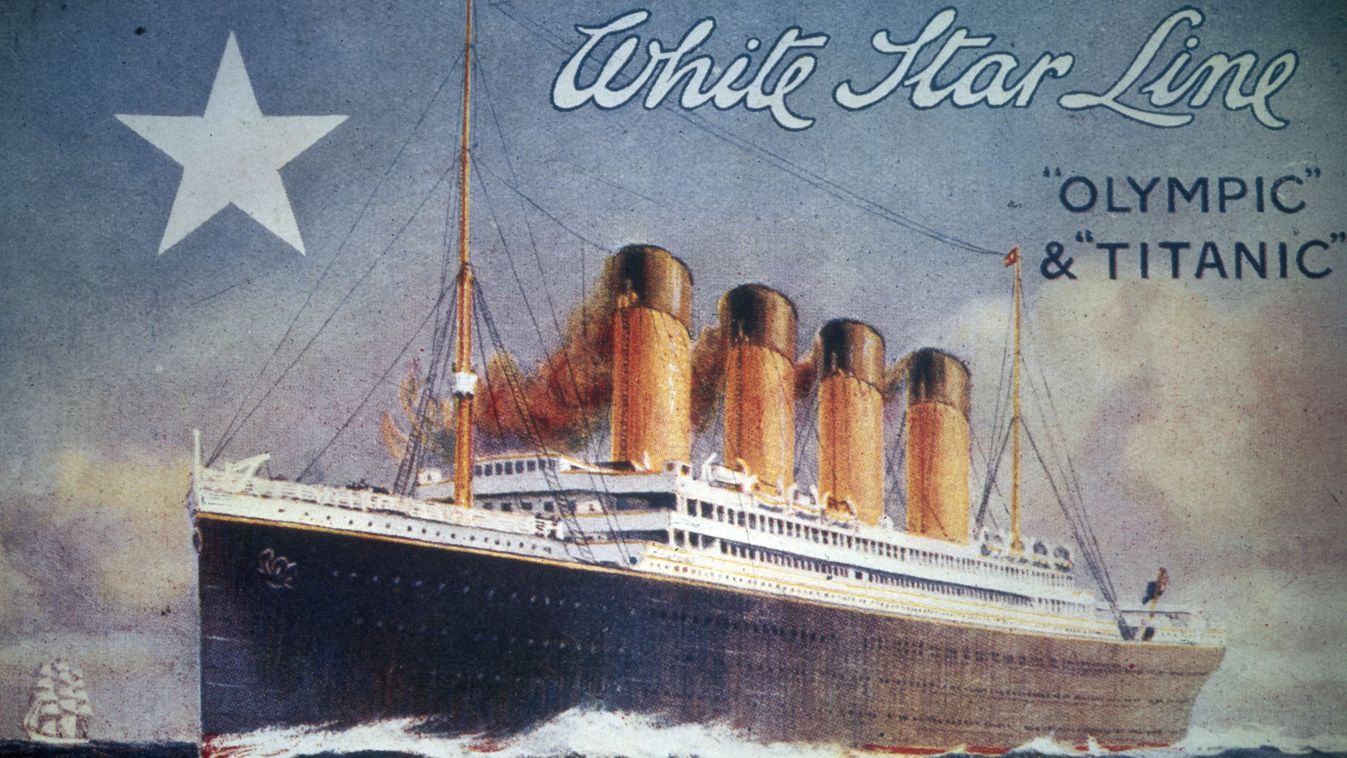 The "Titanic" liner. Leaflet of