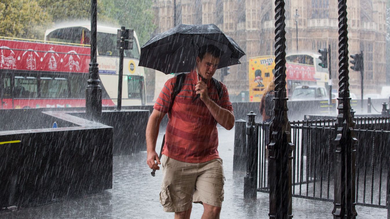 Second Day Of Torrential Rain Drowns London