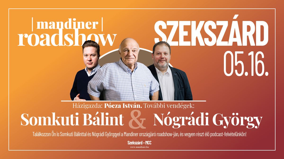 Nógrádi György és Somkuti Bálint Szekszárdon a Mandiner országjáró roadshow-ján!