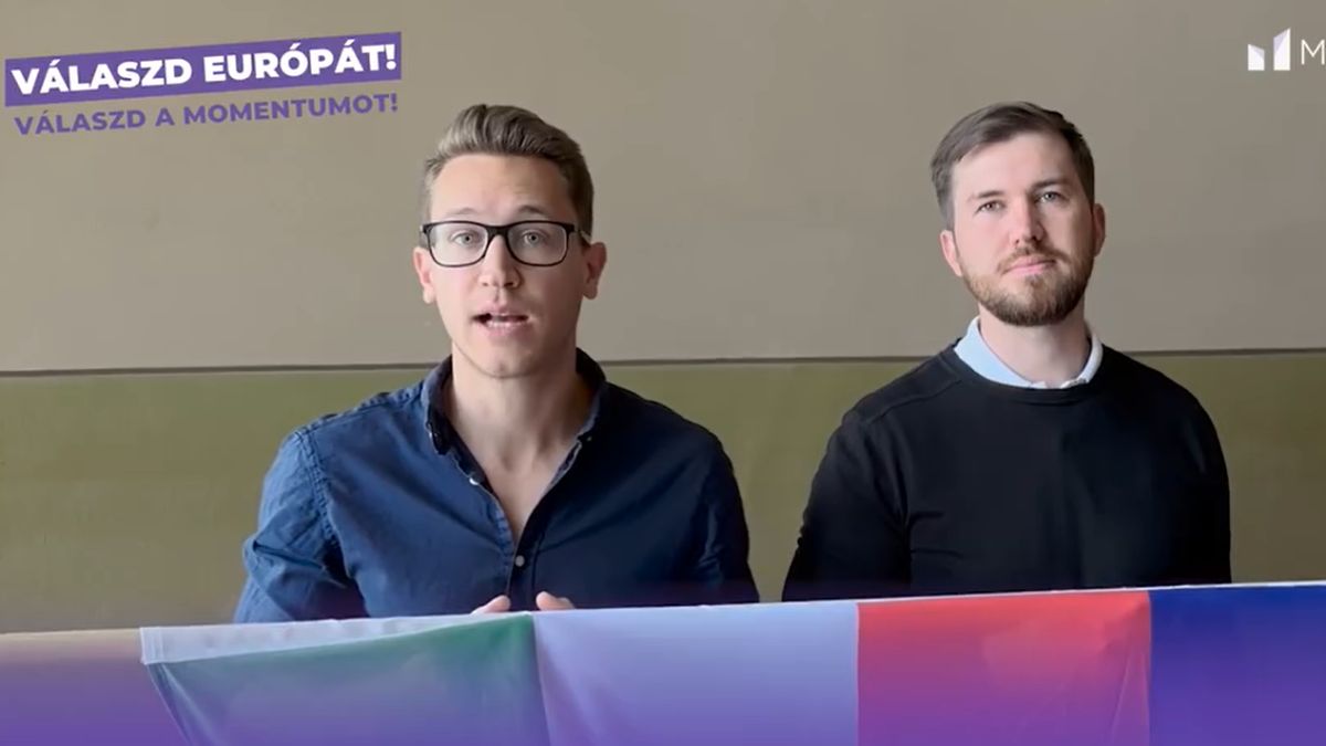 „Pótolta” az EU-zászlót a Momentum a Parlament homlokzatán (VIDEÓ)