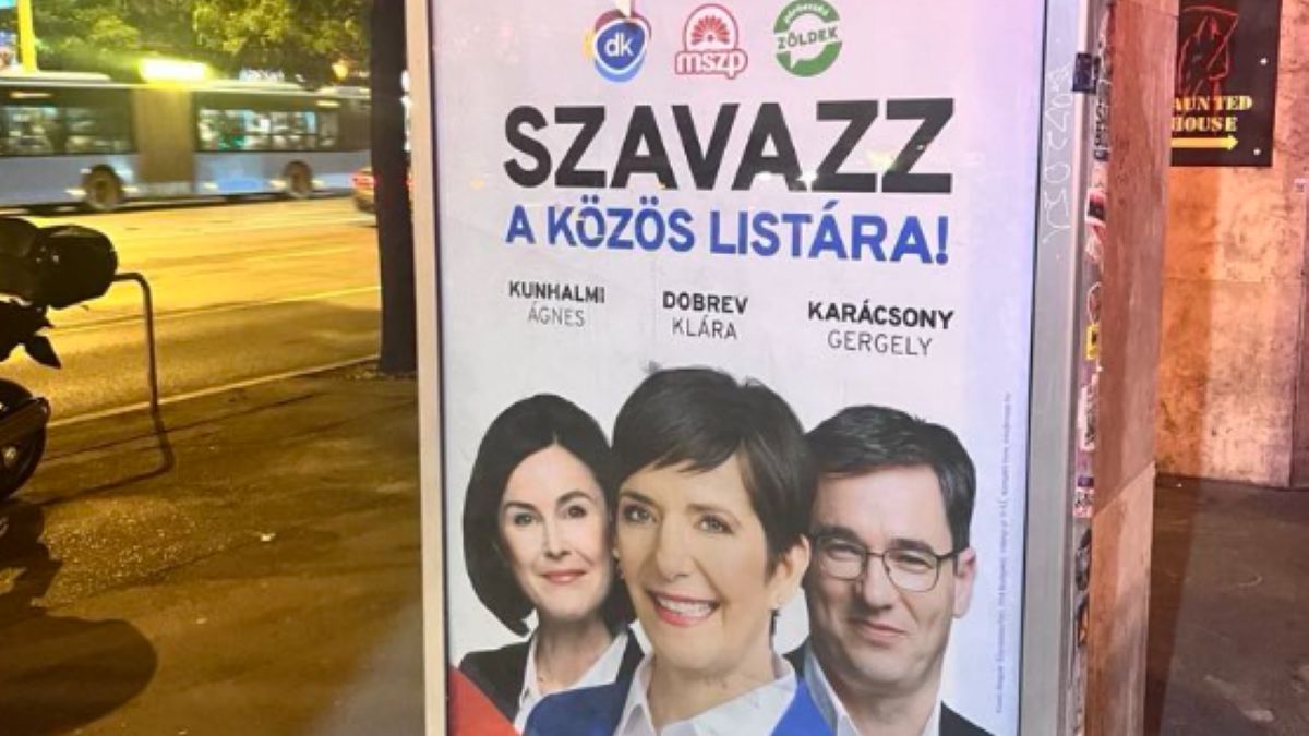 Egymás mellett feszít Dobrev és Karácsony a baloldal plakátjain