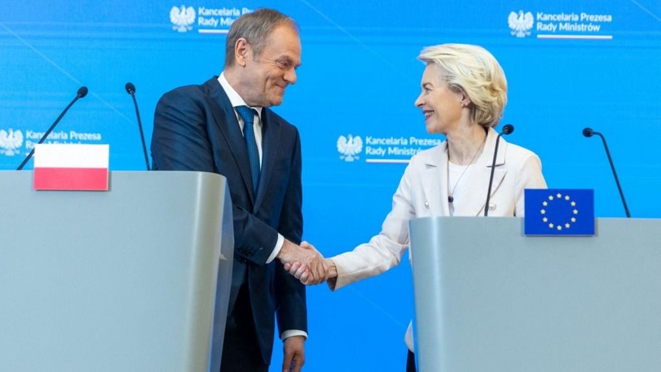Alexander De Croo - Ursula Von Der Leyen - Donald Tusk Meeting In Poland