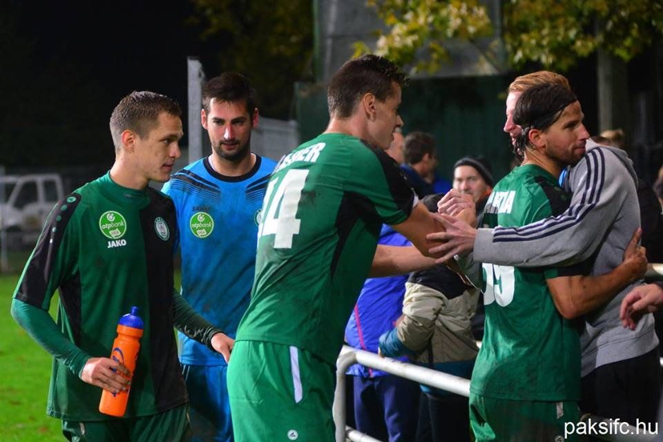 Bajner Bálint utolsó élvonalbeli klubjában, Pakson egyetlen gólt szerzett Fotó: paksifc.hu