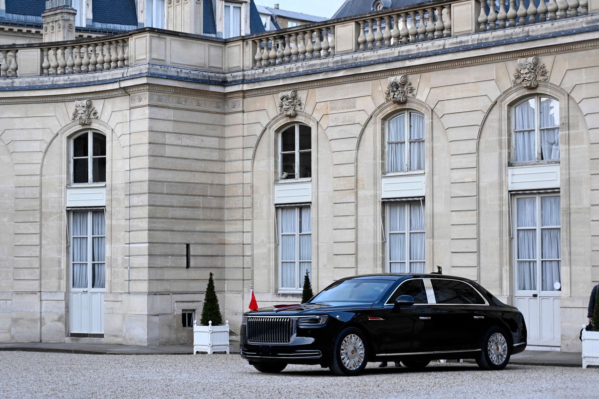 France&#039;s President Emmanuel Macron Is Welcoming Chinese President Xi Jinping