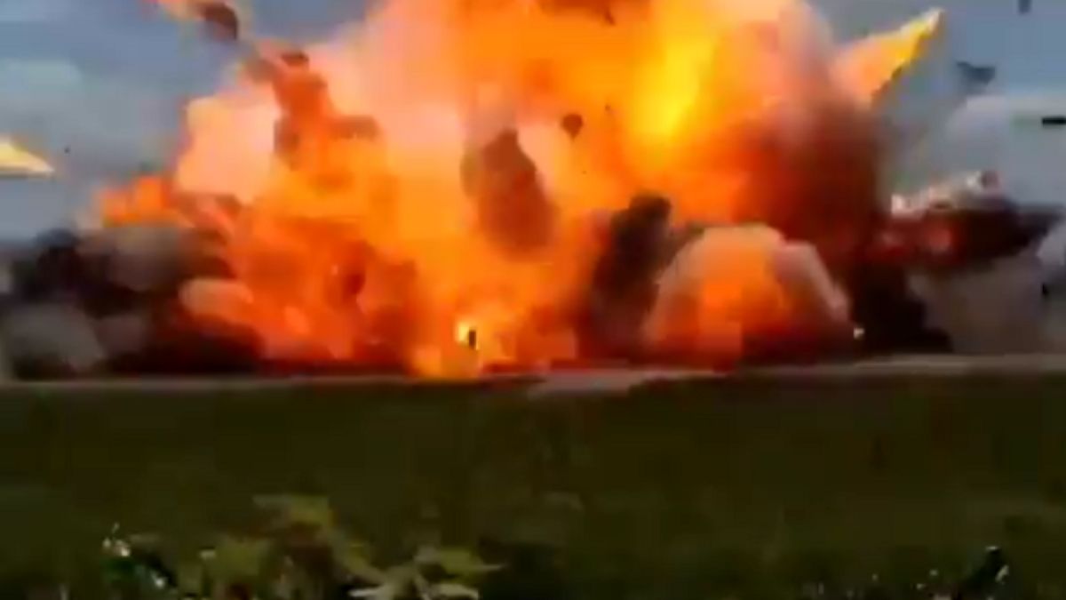Írmagja sem maradt ennek az orosz tanknak (VIDEÓ)