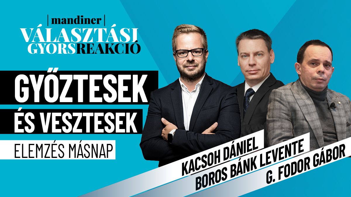 Választási gyorsreakció ma 17 órakor a Mandiner YouTube-csatornáján!