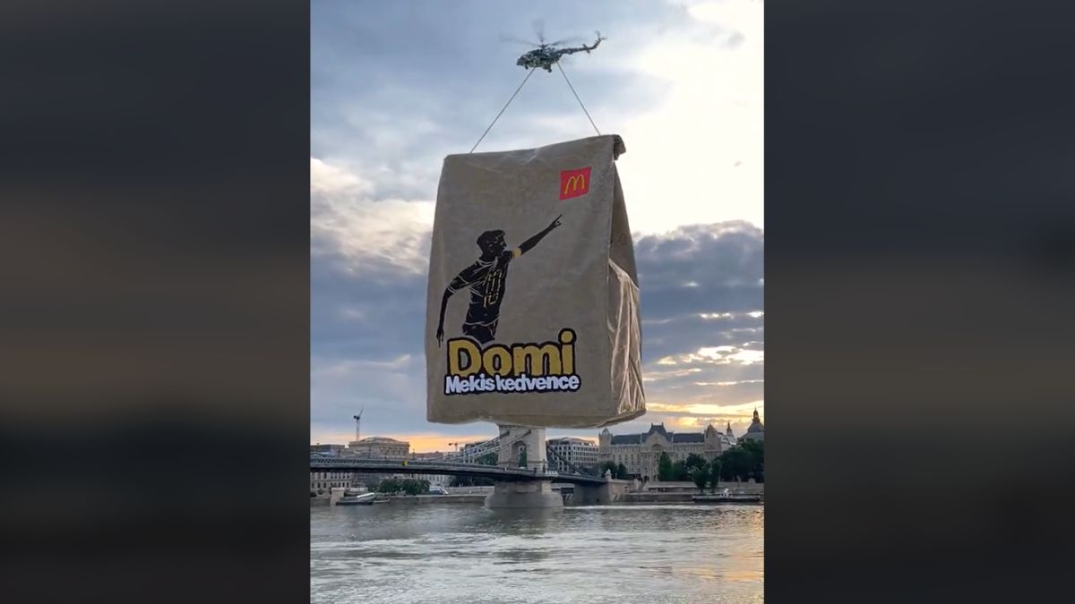 Ezt nem láttuk jönni: Szoboszlai fényes nappal, több emelet magasságban lebegett a Duna vize felett (VIDEÓ)