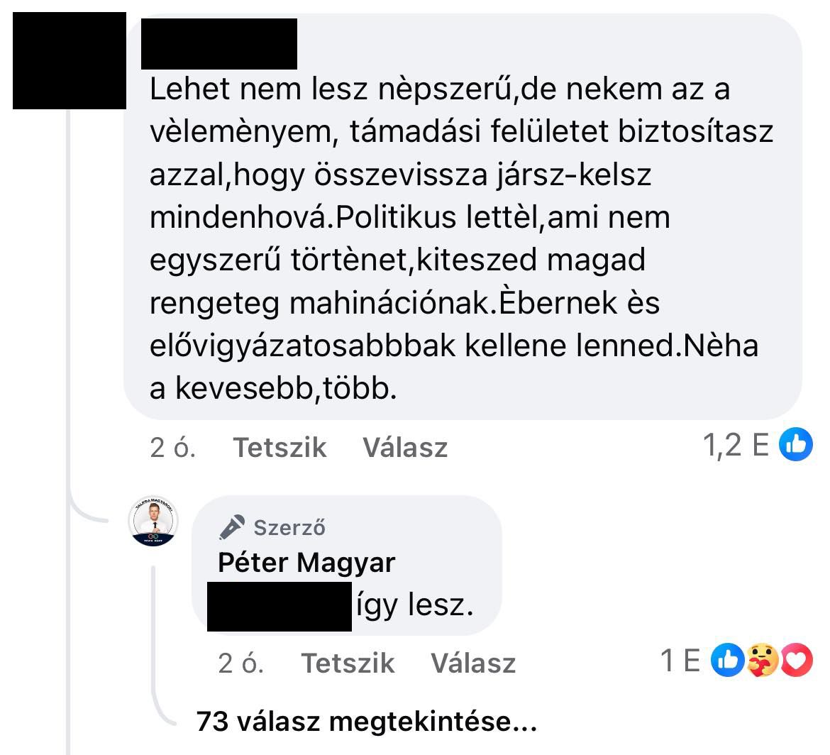 Magyar Péter követője, botrány a klubban, Fotó: Facebook