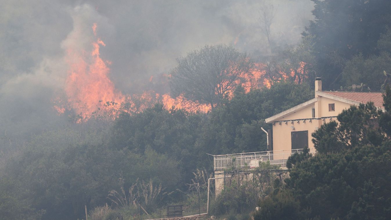 Italian island of Sicily battling forest fires